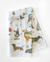 Cozy Christmas Dogs Kitchen Tea Towel