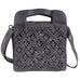 Tess Leather Crossbody in Charcoal