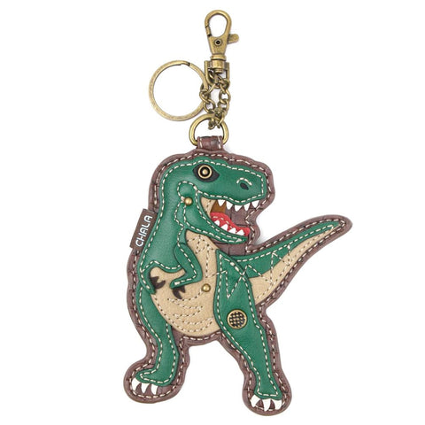 TRex Coin Purse and Key Chain