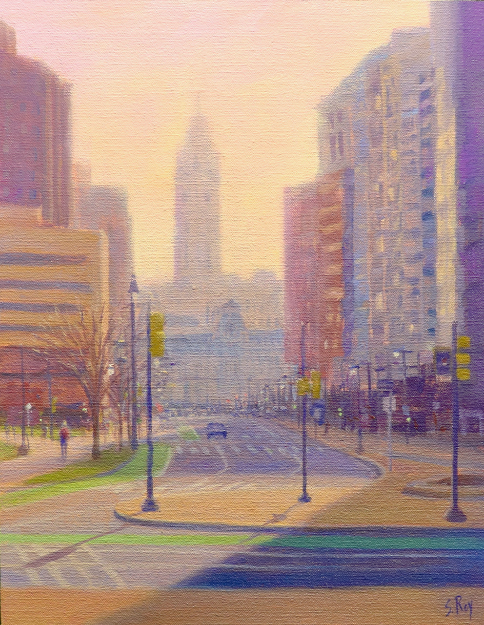 Philadelphia Morning by Simonne Roy