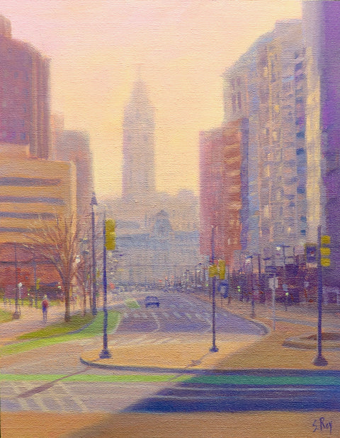 Philadelphia Morning by Simonne Roy