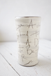 Union Poem Hand Painted Ceramic Round Vase