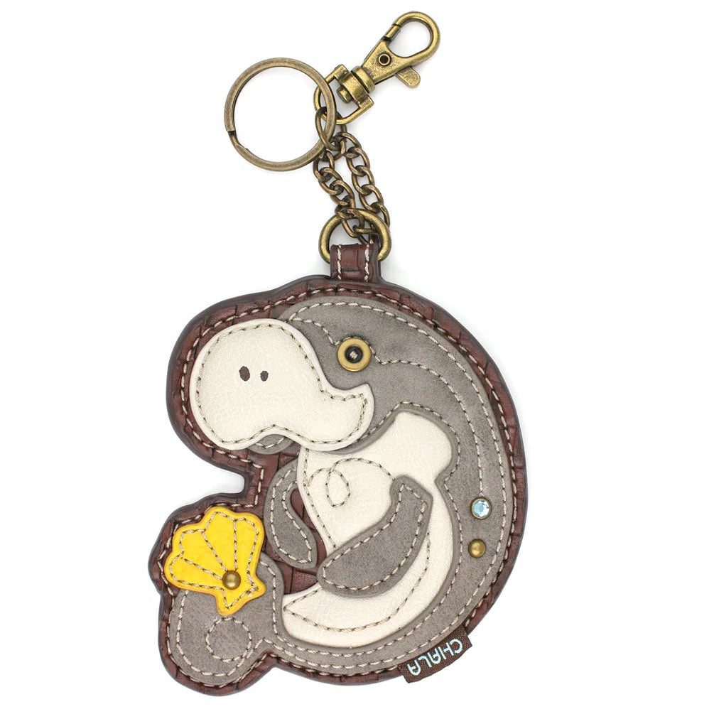 Manatee Coin Purse and Key Chain
