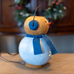 Paula Snowman Medium Lit Lady Gourd
