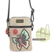 New Butterfly Cellphone Crossbody in Ivory