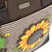 Sunflower Work Tote in Brown Stripe