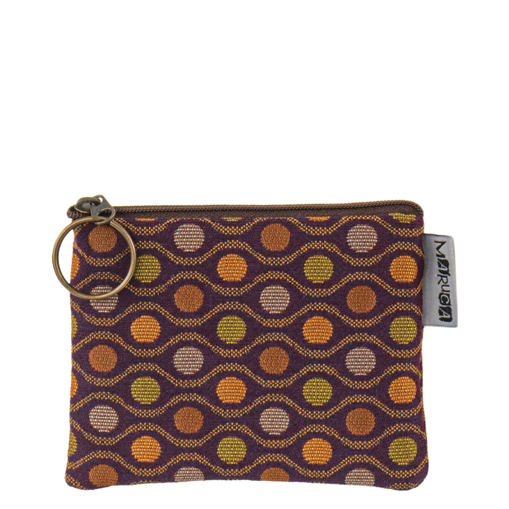 Maruca Coin Purse in Peacock Wine