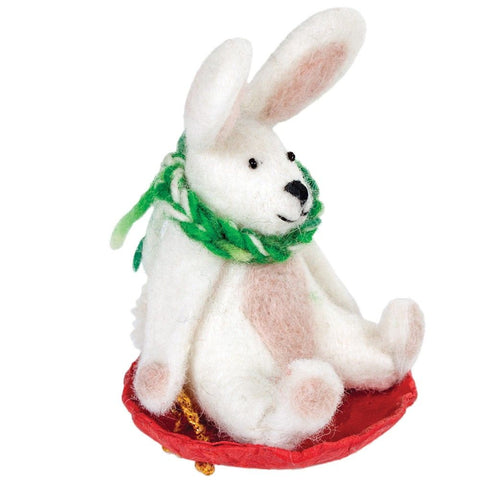 Flopsy Rabbit Wool Ornament