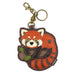 Red Panda Coin Purse and Key Chain by Chala