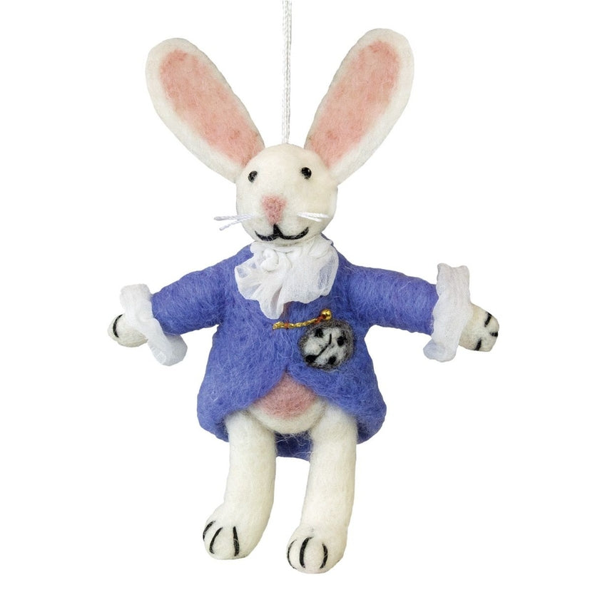 Baron Bunny Wool Ornament