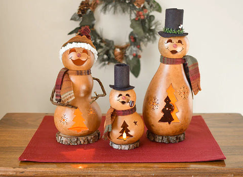 Brrr Snowman Gourd - Available in Multiple Sizes