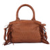 Grace Leather Crossbody in Cognac