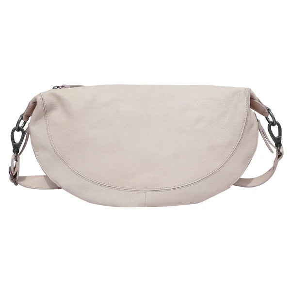 Callie Leather Sling and Crossbody in Oat