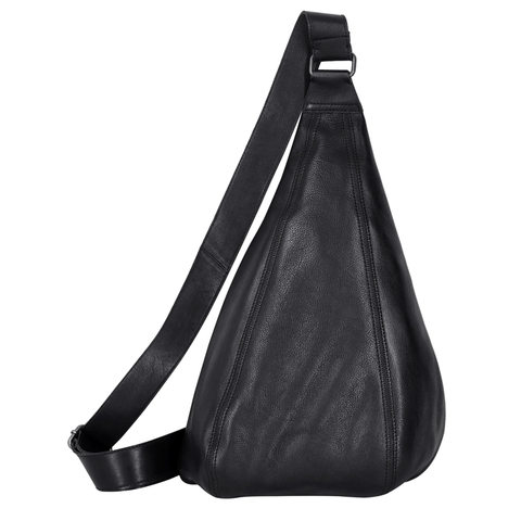 Hippie Leather Sling in Black