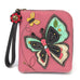 New Butterfly Zip-Around Wallet in Pink by Chala