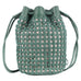 Dune Leather Crossbody in Jade