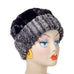 Rattle N Shake with Cuddly Black Luxury Faux Fur Cuffed Pillbox Hat Large