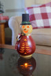 Robin Snowman Gourd