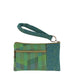 Maruca Beetle Wristlet in Chevron Green