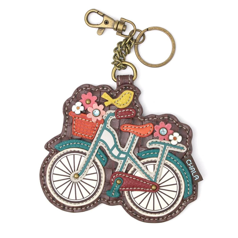 Bicycle Coin Purse and Key Chain