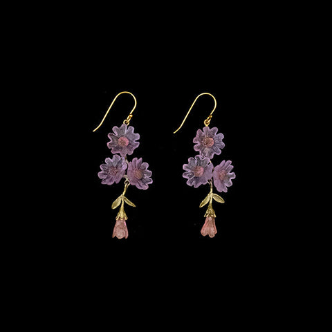 Phlox Statement Wire Drop Earrings by Michael Michaud