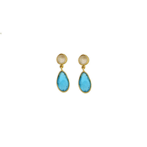 Bubble Drops Dainty Post Earrings by Michael Michaud