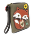 Fox Zip-Around Wallet in Olive by Chala