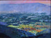 Skyline Drive Pink Skies by Jonathan Frazier