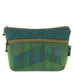 Maruca Cosmetic Bag in Chevron Green