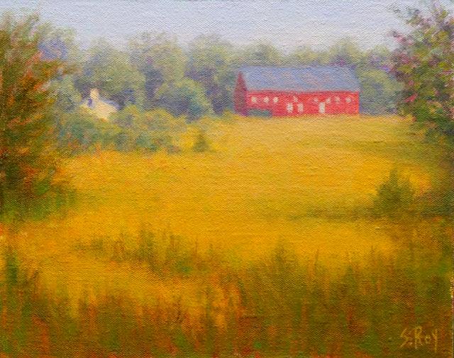 George Spangler Barn, Gettysburg by Simonne Roy