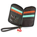 Mushroom Zip-Around Wallet in Blue by Chala