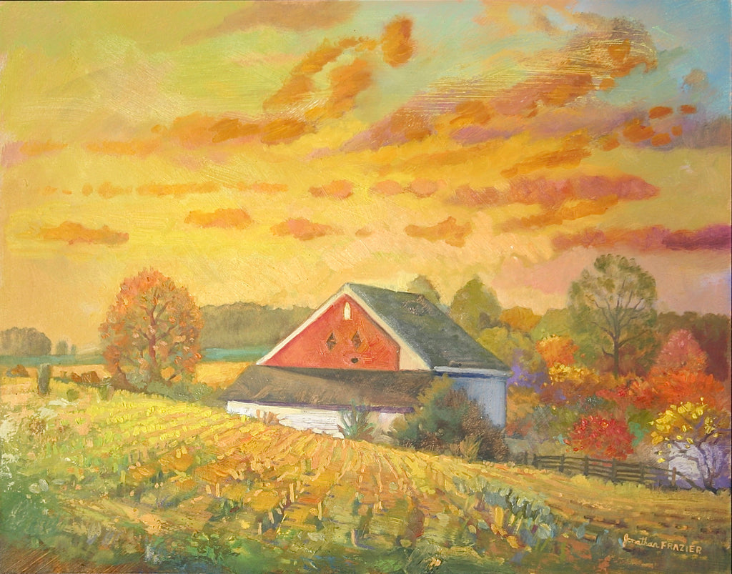 Trostle Farm in Golden Light by Jonathan Frazier