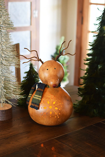 Blitzen Large Lit Gourd