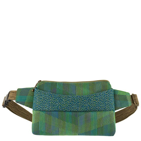 Maruca Hip Pocket in Chevron Green