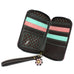 Flamingo Group Zip-Around Wallet in Glitter Pink by Chala