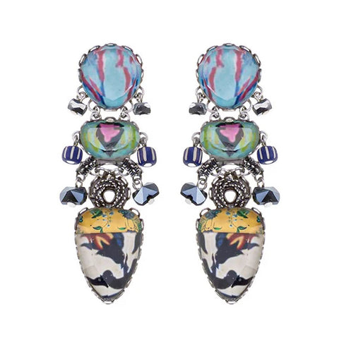 Treat Candy Twist Colorful Earrings by Ayala Bar