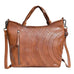 Joplin Leather Tote and Crossbody in Cognac