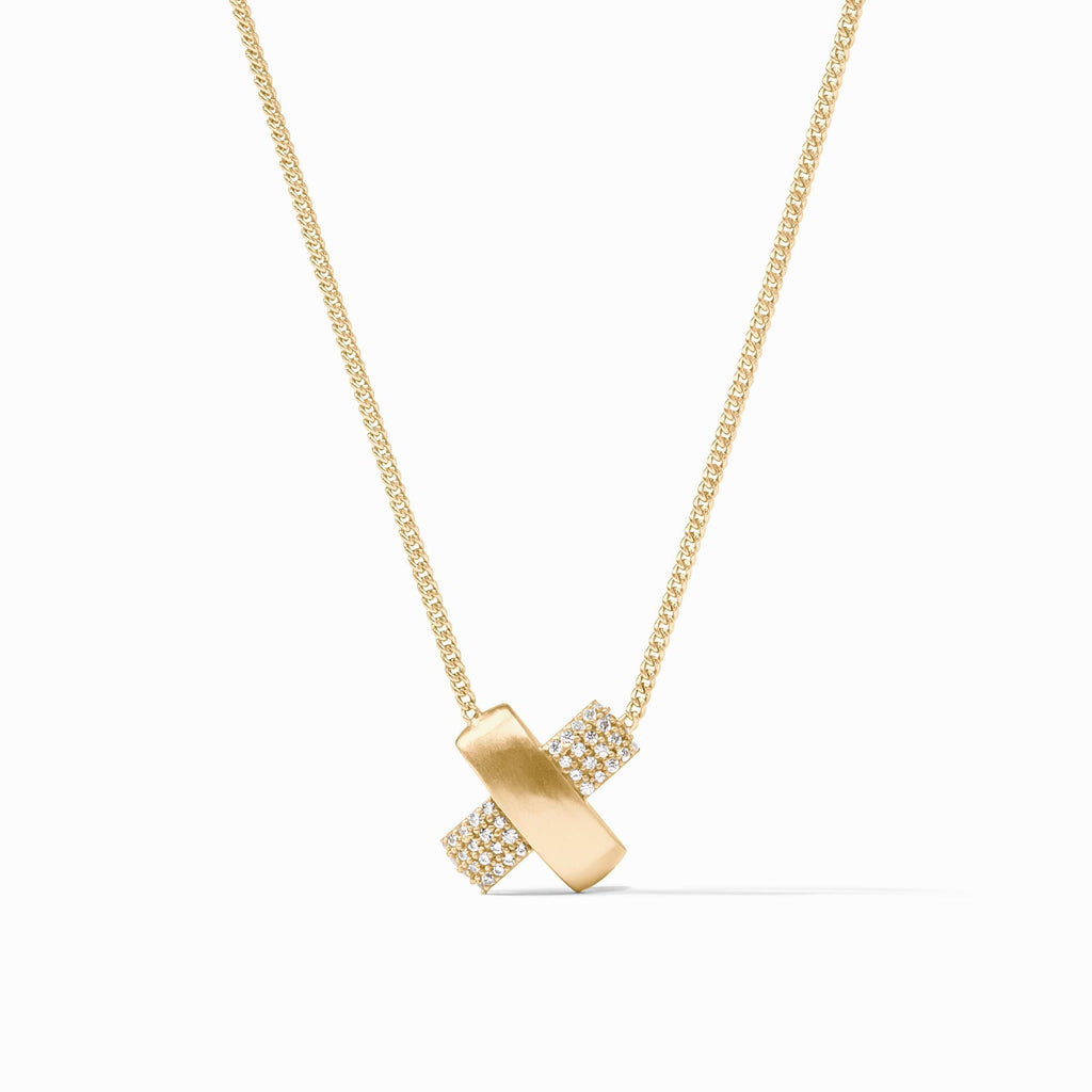 Catalina X Pav&eacute; Delicate Necklace in Cubic Zirconia by Julie Vos