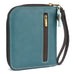 Dolphin Zip-Around Wallet in Blue by Chala