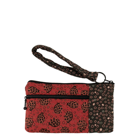 Maruca Beetle Wristlet in Ladybug Ruby