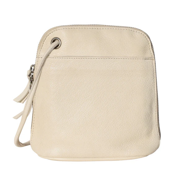 Lilly Leather Crossbody in Oat