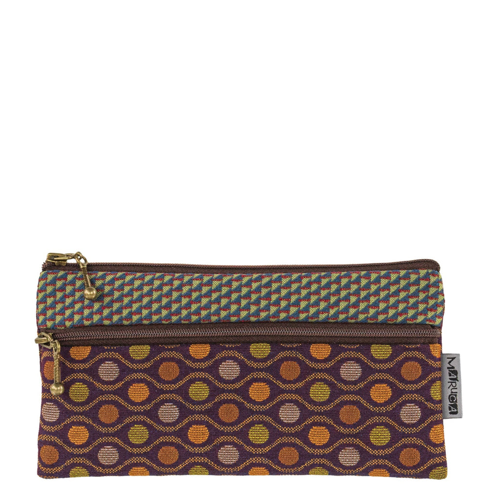 Maruca Heidi Wallet in Peacock Wine