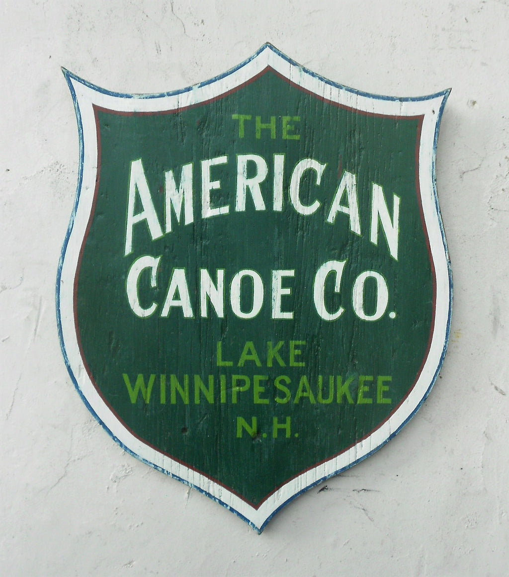 The American Canoe Co. Lake Winnipesaukee N.H. Americana Art