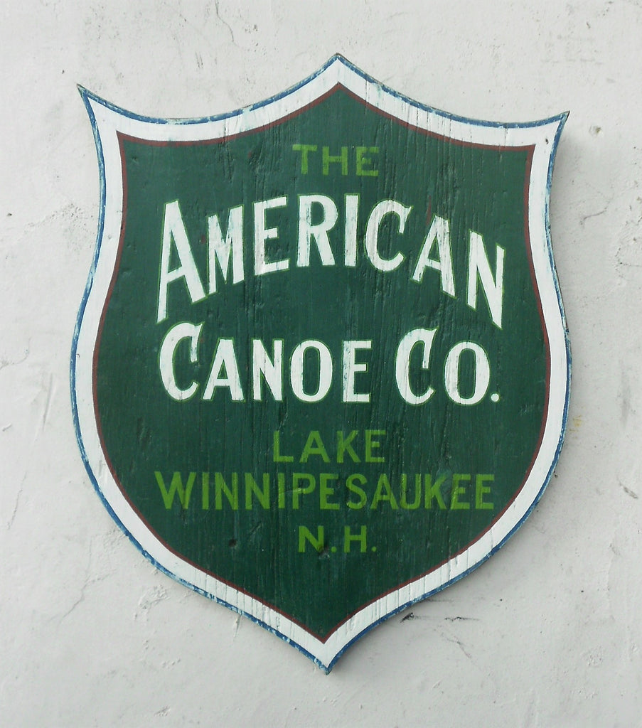 The American Canoe Co. Lake Winnipesaukee N.H. Americana Art