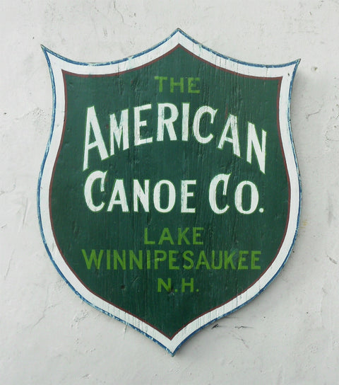 The American Canoe Co. Lake Winnipesaukee N.H. Americana Art