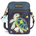 Turtle A CellPhone Crossbody in Navy by Chala