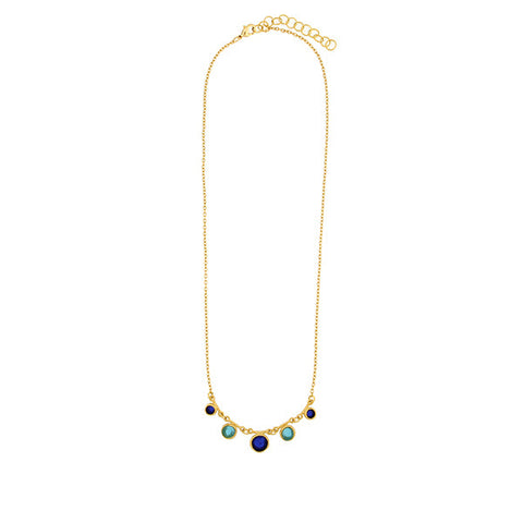 Raindrop 16 Inch Adjustable Dainty Necklace by Michael Michaud