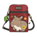 Hippo Cellphone Crossbody in Burgundy by Chala