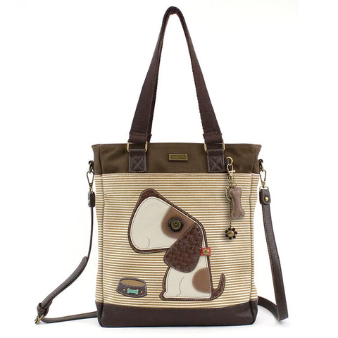 Toffy Dog Work Tote in Brown Stripe