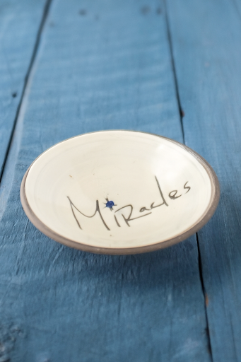 Miracles Hand Painted Ceramic Mini Bowl